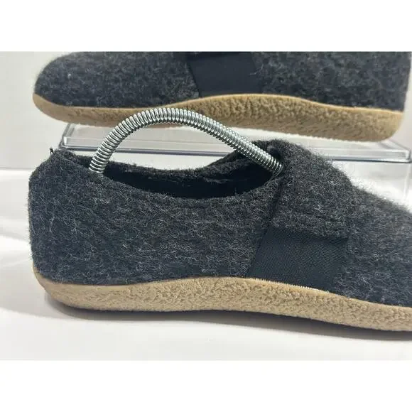 Giesswein Ultra Comfort Camden Gray Wool Shoes US 8 EUR 38 Ladies Cozy Slippers - Picture 8 of 14